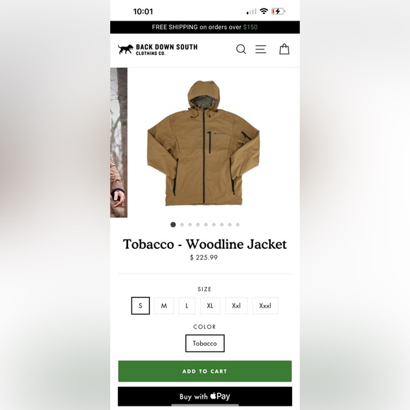 Back Down South Mens Woodline Jacket Size Large. Excellent used condition. - Picture 1 of 4